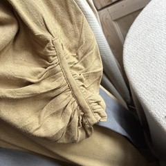 Masscob gold lichen raw silk Dress Size Medium NWOT