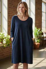Lila Rose Women&rsquo;s Size Medium Blue Long Sleeve Dress – FREE SHIPPING