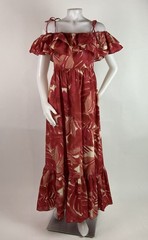 Zara Size Medium 100% Cotton Printed Maxi Sundress Dress