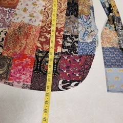 Unbreak.it Patchwork Silk Button Up Shirt Dress Small Tied Wild Animal Print