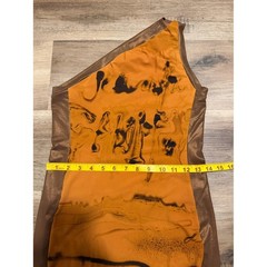 Jean Paul Gaultier Soleil Dress Small Stretch Bodycon Abstract Acid Drip Print