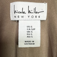 Nicole Miller Leopard Satin Slip Maxi Dress Size S Spaghetti Strap Animal Print