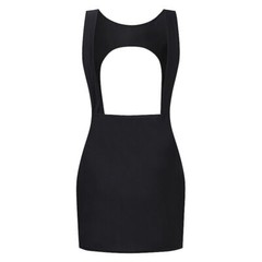 Women Bodycon Club Evening Party Sleeveless Hollow Cut Out Short Mini Dress Sexy