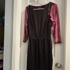 Nine West colored Dolman Sleeve Sheath Dress .