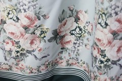 axes femme 2pc Set White Lily Embroidery Top & Mint Green Floral Skirt 5120050a