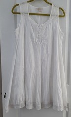 Pure by Exist White Cotton dress
