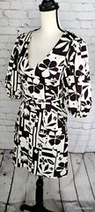 NEW MinkPink $ 149.00 Joan Puff Sleeve Mini Dress Back Zip Belted Pocket Size XS
