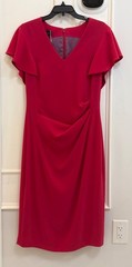 NWT Talbot Runhof Pink Midi Cocktail Dress 12
