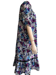 Vintage LIBERTY HOUSE for Naturally Petite Muumuu Hawaiian Aloha Floral Dress PS