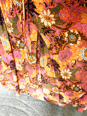 NEW!! A.L.C. Floral SILK Tiers Maxi DRESS SZ 12 ‘VALENTINA’ $895 Semi Sheer