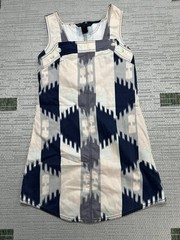 Marc By Marc Jacobs Eddie Dress Womens Small Multicolor Cotton Ikat Print Casual