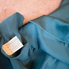 EKOUAER Teal Satin Slip Dress Mini Adjustable Straps V Neck Womens Medium NWT