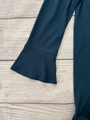 EILEEN FISHER Womens Sz Small Blue Tencel Bell Long Sleeve Stretch Dress EXC