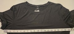 LILLUSORY Black Ruched Knot Tie Waist Short Sleeve Bodycon T-Shirt Dress L NWT