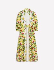 Boden Clara Linen Shirt Dress Lemons Cherries NWT New US 20-22