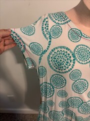Hatley Dress XL blue patterned recognized by its distinct geometric medallion