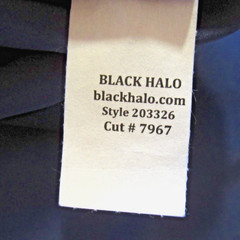 NWT Black Halo Jackie O in Eclipse Stretch Gabardine Belted Sheath Dress 2 $390