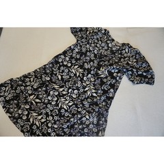 LOFT Floral Tiered Dress Womens Small S