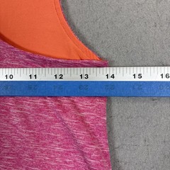 Ideology Womens Solid Performance Dress Pink Size L