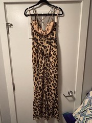 Runaway The Label Acadia Leopard Print Maxi Dress