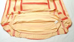 Ella Moss Women Size Small Maxi Dress Striped Surplice Anabel Lined Persimmon