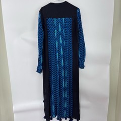 Figue x Disney Collaboration Jasmine Maxi Dress Silk Blue Black size Large