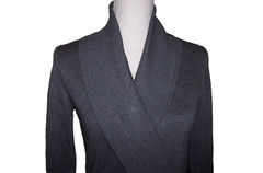 INC International Concepts Gray Sweater Dress Size Small Buckle Design