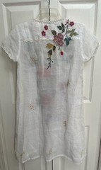 $250 Johnny Was SZ XS Adele Drape Tunic Swing Dress NO SLIP ~ Otherwise PRISTINE