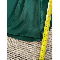 Ladivine Emerald 3D Floral Beaded Lace Corseted Side Slit Dress Medium Prom Hoco