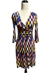 BODEN Multicoloured Size UK/AU 8 USA 4 Jersey Casual Elegant Midi Dress