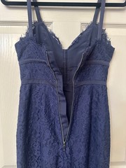 Keepsake The Label Interlude Lace Midi Dress Blue Women’s Size XS