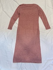 Banana Republic Coral Salmon Pink Sweater Dress Size M