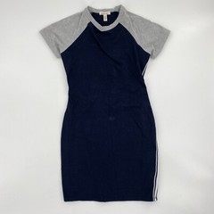 Silence + Noise Blue/Gray Mini Dress Soft Women&rsquo;s X-Small