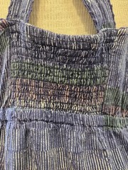 Universal Thread Blue Pinstripes w Multicolor Stripes Sleeveless Maxi Dress Sz M