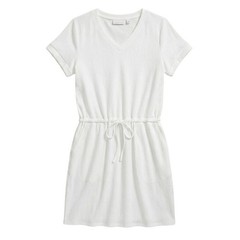 Belle by Kim Gravel Women&rsquo;s S Boho Coastal Minimalist Resortwear Texture Dress