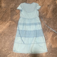 NWT April Cornell Embroidered Flutter Sunwashed Tea Dress Size Small (marked xxs