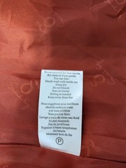 Samuel Dong Rust Sleeveless V-Neck Bubble Hem Midi Sienna Orange Dress Size L