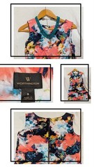 Worthington Floral Dress – Multicolor Abstract Print – Women’s Size Small