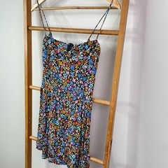Ghanda Dress Womens Extra Small Multicoloured Floral Pattern Sleeveless Mini