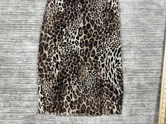 Rolla Coster Dress Womens Medium Multicolor Leopard Print Sleeveless Midi Tank