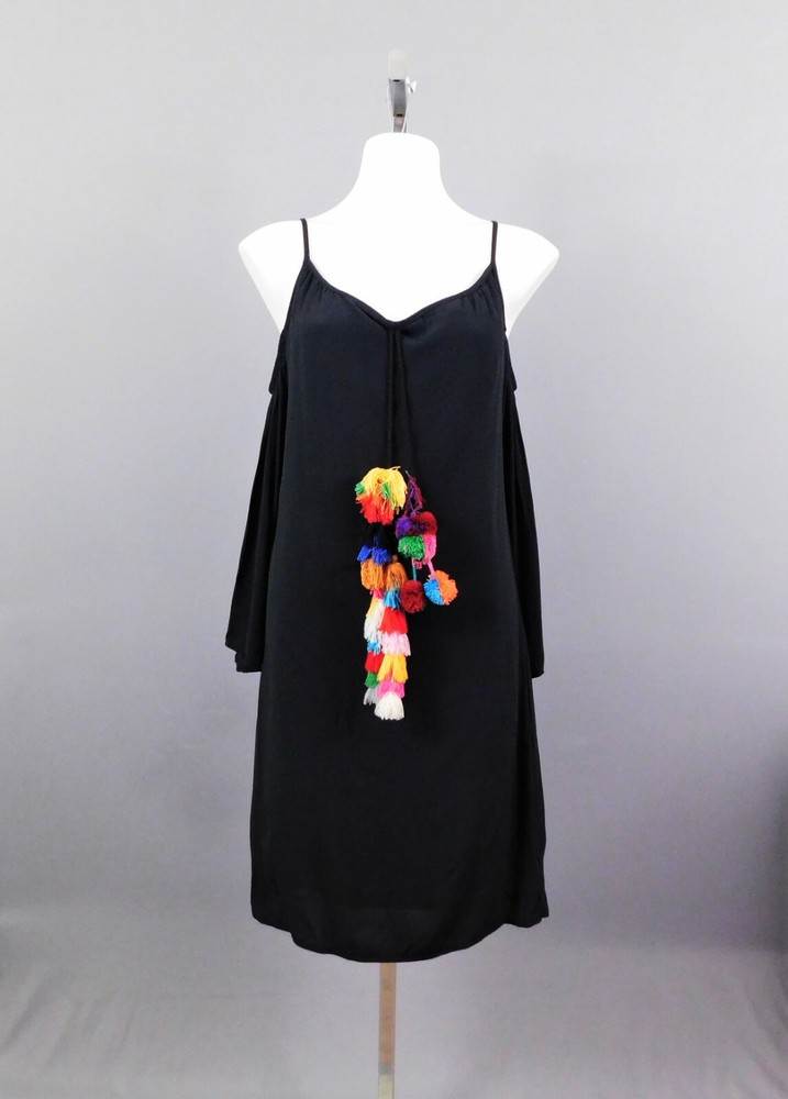 Vasha Women&rsquo;s Dress, Size S, Black, 55% Polyester, 45% Viscose