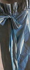 Mermaid Strapless Iridescent Green Blue Long Dress Prom Gown Homecoming Dance Vt