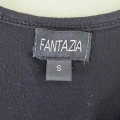 Fantazia Chiffon Hem Mini Dress S Black Cotton Blend Goth 90s Grunge Whimsigoth