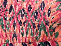 Roxy « A Shore Thing » Pintucked Front Zip Smocked Dress Small Resort Beach Party
