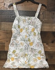 MINKPINK Linen Blend Sundress Cottagecore Fairy Summer Beach Coastal Women XS