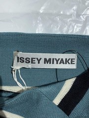 ISSEY MIYAKE Sleeveless One Piece 2 Wool GRN Stripe IM33FT088