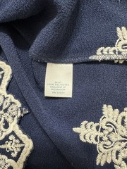 Pim + Larkin Embroidered Shift Sleeveless Dress Women’s Size XS Blue Summer