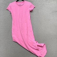 Frank & Eileen Dress XS Harper Perfect Tee Maxi Pink Minimal Coastal