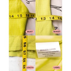 Indikah Showpo Maxi Dress Size Large Chartreuse Resort Vacation Stretch Knit