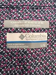 Columbia Purple Printed Sleeveless Cold Bay Dress Size Large Lightweight Stretch